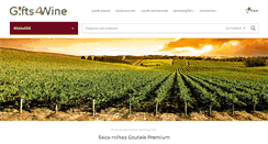 Desktop Screenshot of gifts4wine.com